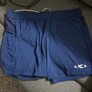 Andrew christian blue shorts